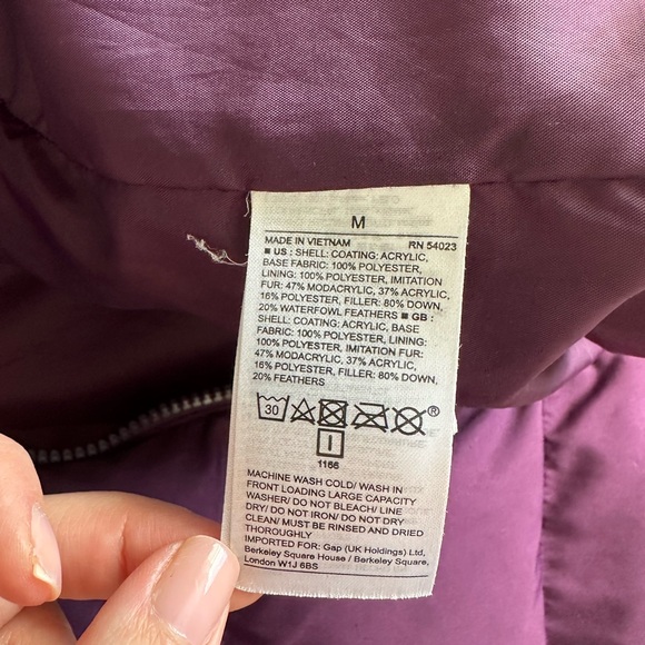 GAP Deep Purple Jacket - Picture 3 of 5